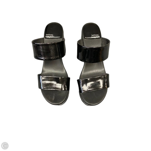 Sandals Designer By Jeffrey Campbell In Black, Size: 9