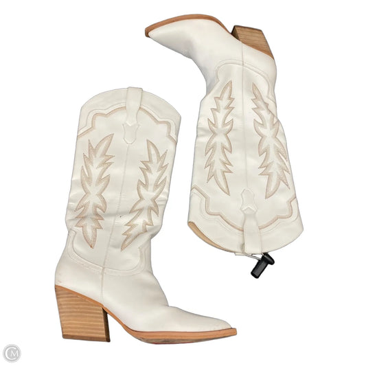 Boots Western By Miim In Brown & White, Size: 8.5