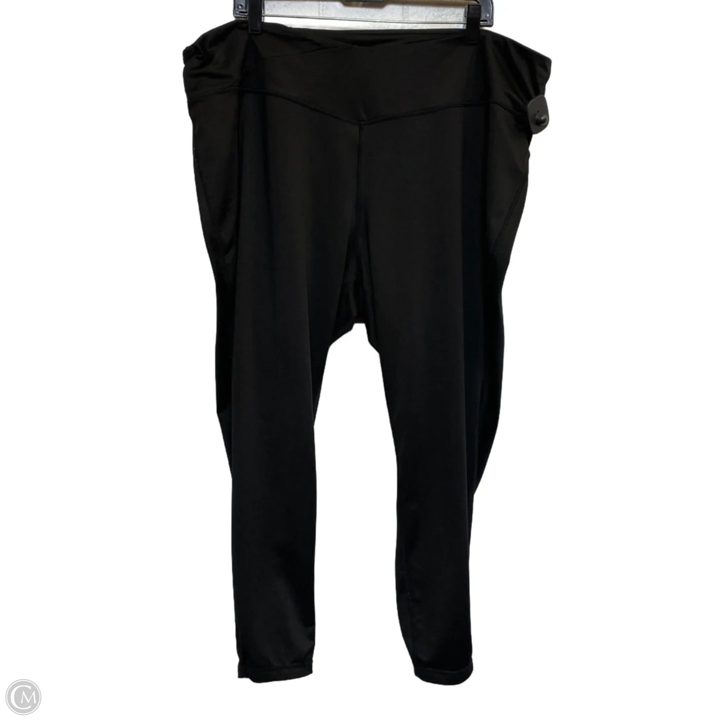 Athletic Leggings By Crown And Ivy In Black, Size: 4x