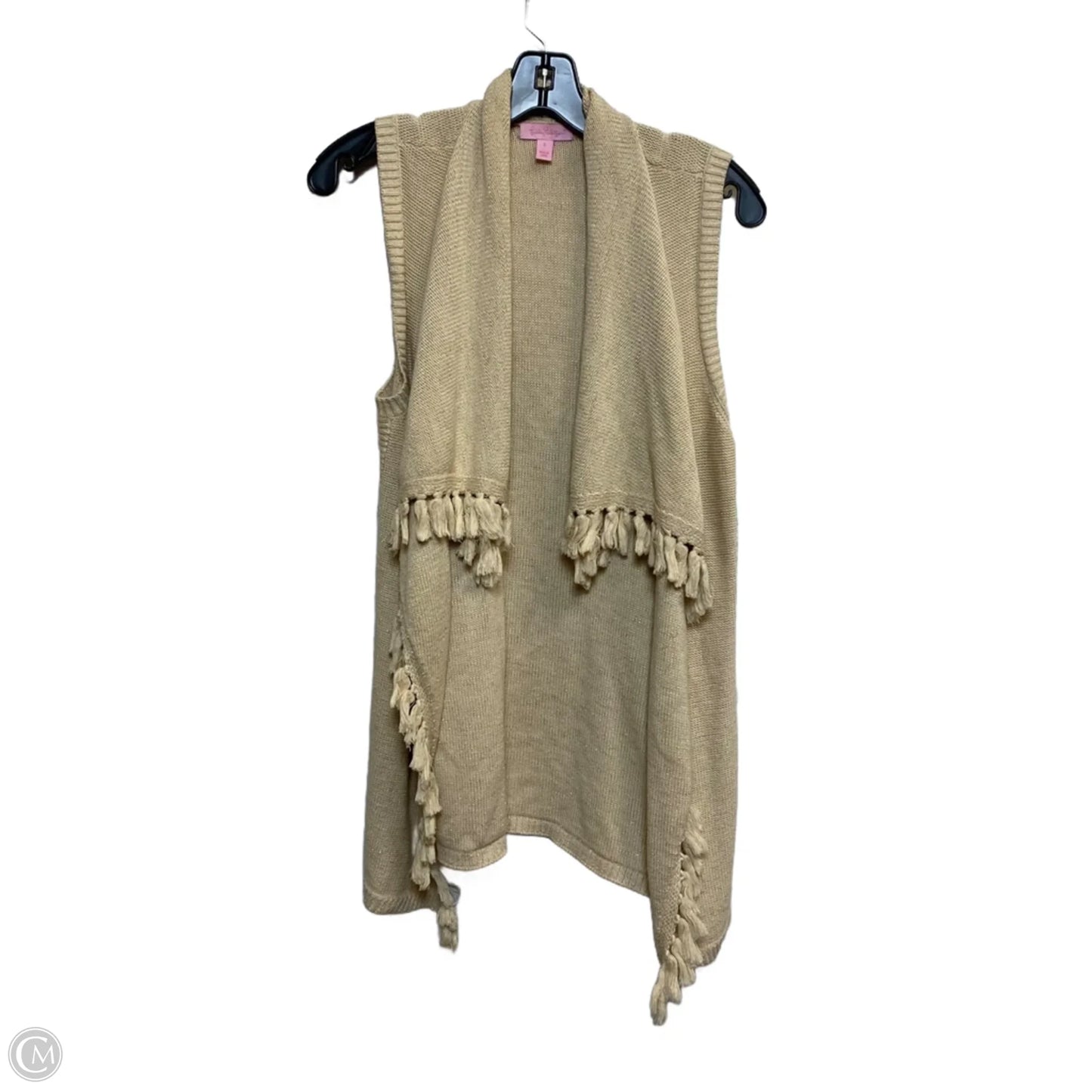 Vest Designer By Lilly Pulitzer In Tan, Size: S