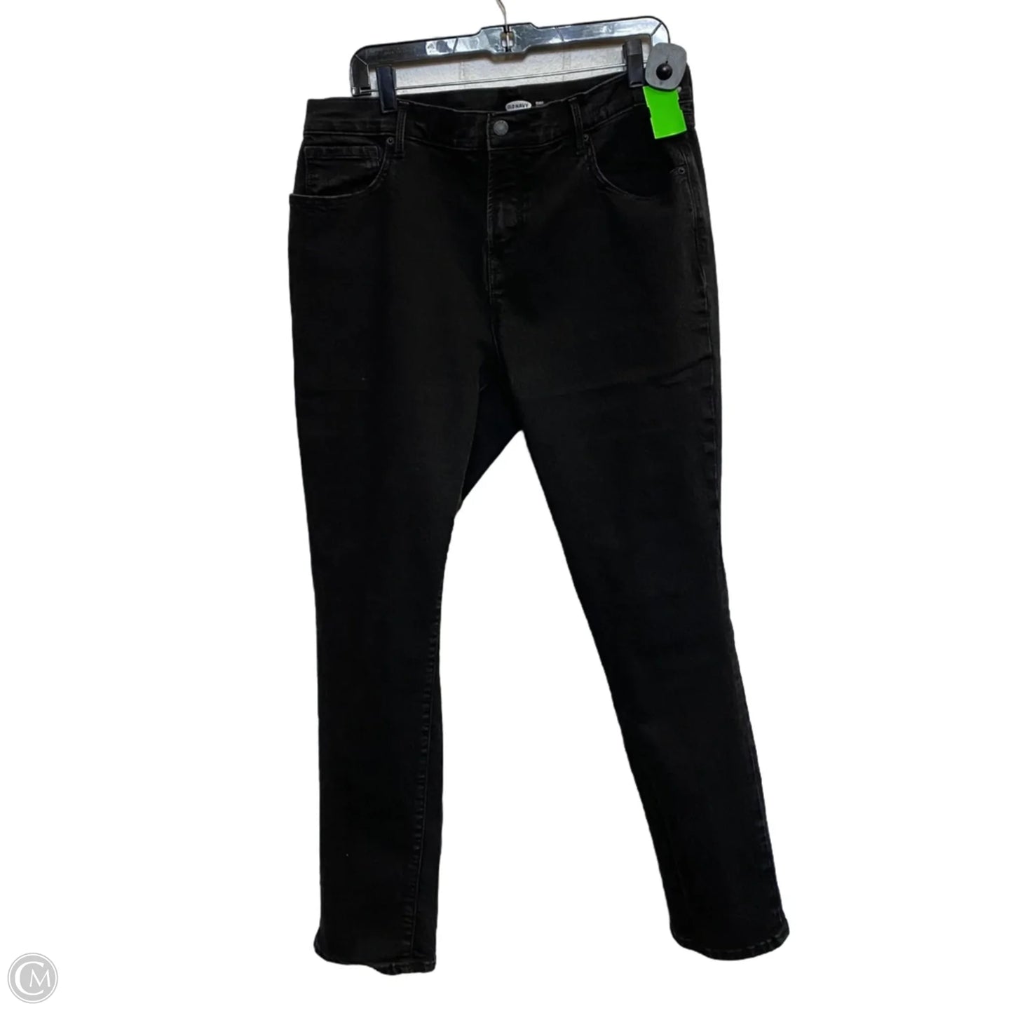 Jeans Straight By Old Navy In Black, Size: 14
