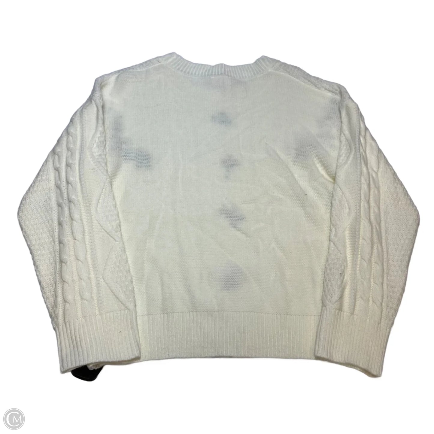 Sweater By So Me In Cream, Size: S