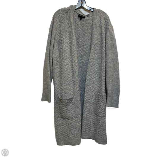 Sweater Cardigan By Lane Bryant In Grey, Size: 4x