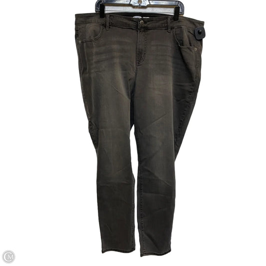 Jeans Skinny By Old Navy In Grey, Size: 18