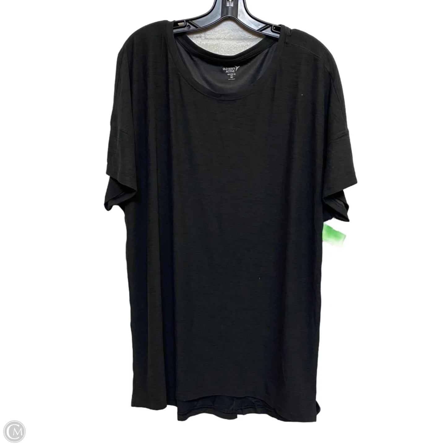 Athletic Top Short Sleeve By Old Navy In Grey, Size: Xxl