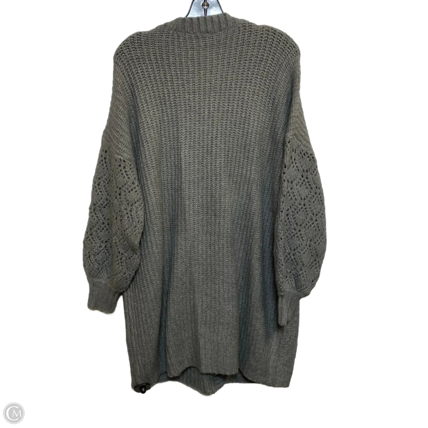 Sweater Cardigan By Torrid In Grey, Size: L