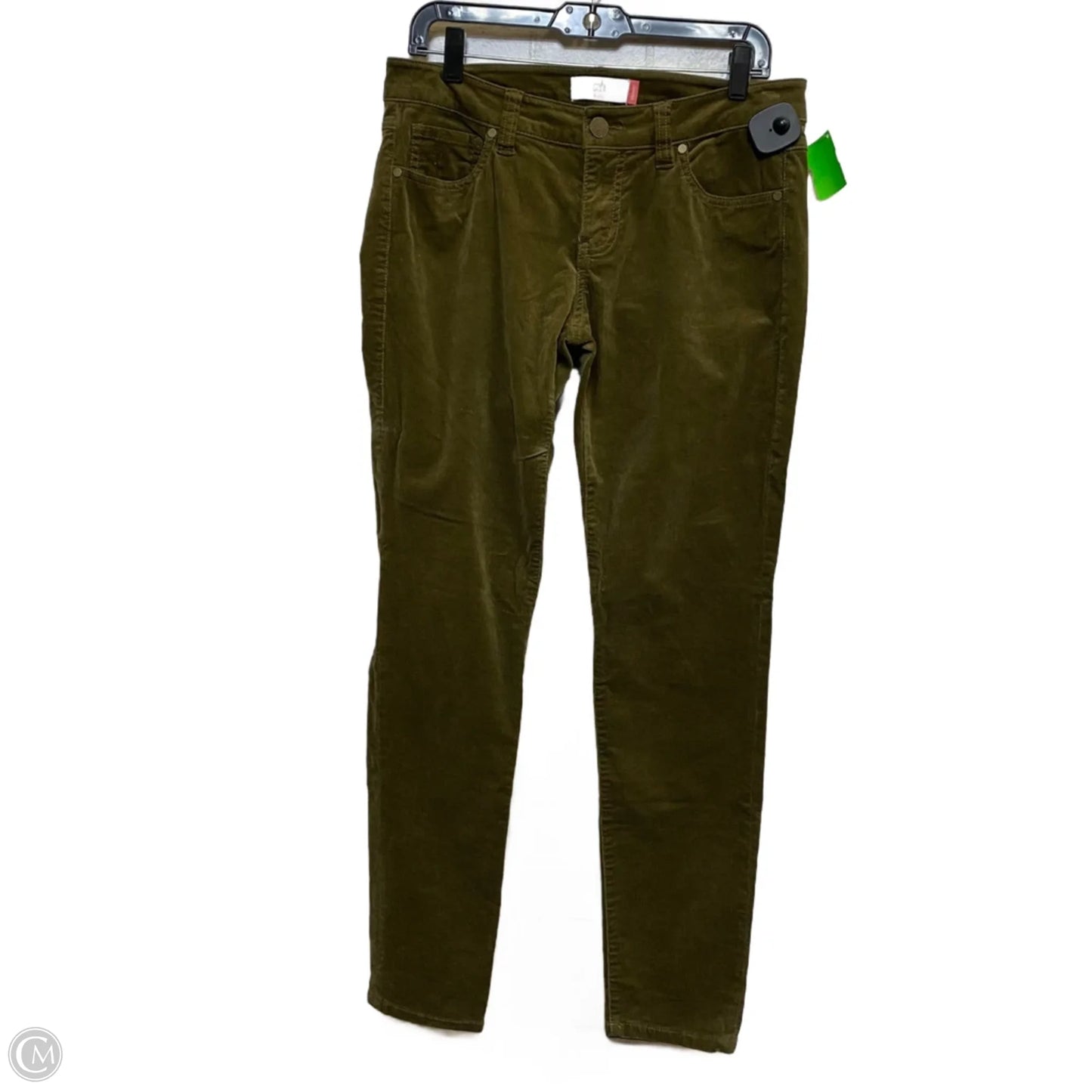 Jeans Skinny By Cabi In Green, Size: 8