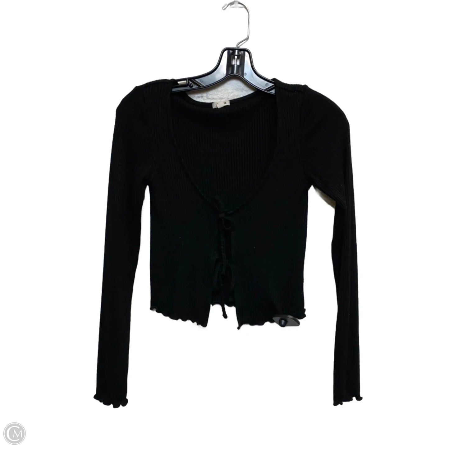 Top Long Sleeve By Garage In Black, Size: Xs