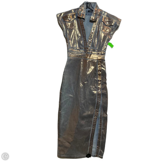 Dress Party Long By Akira In Blue & Brown, Size: M