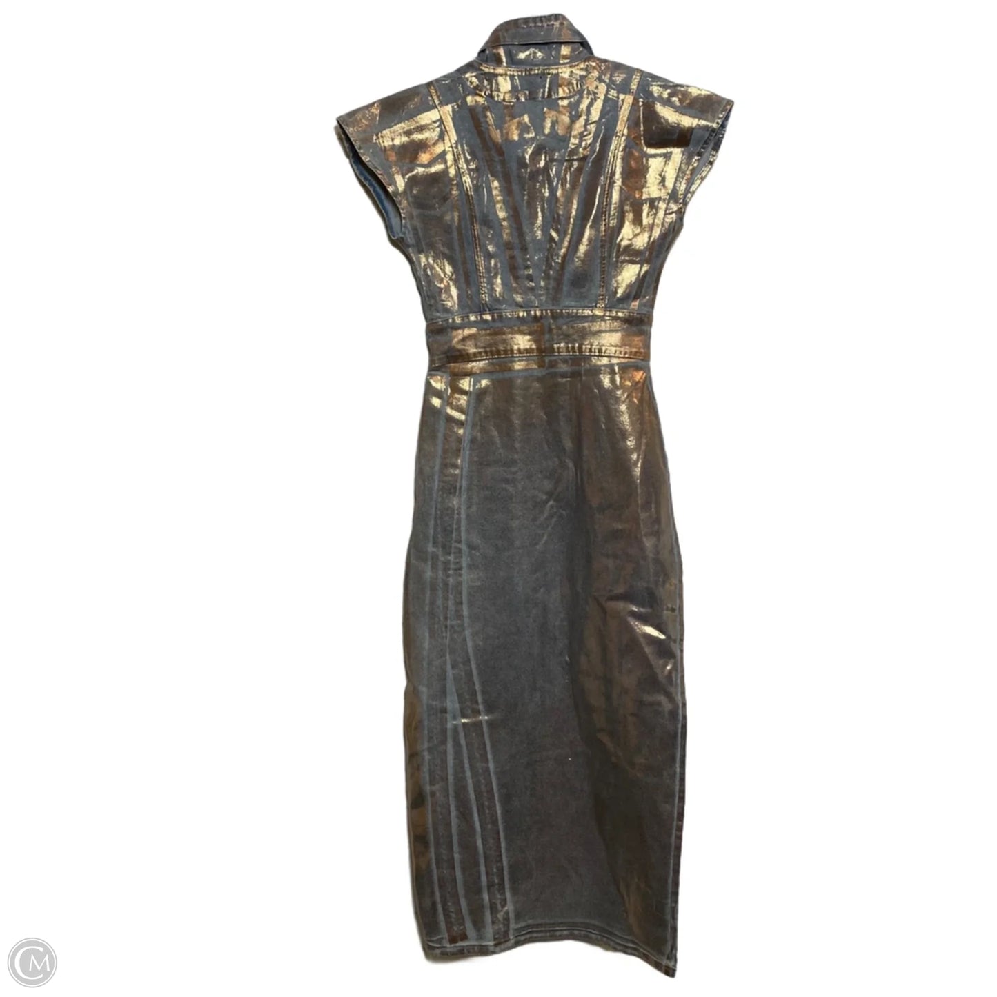 Dress Party Long By Akira In Blue & Brown, Size: M