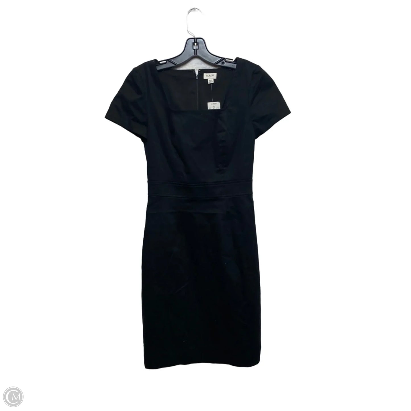 Dress Casual Midi By J. Crew In Black, Size: Xxs