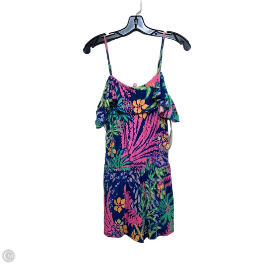 Romper Designer By Lilly Pulitzer In Blue, Size: Xs