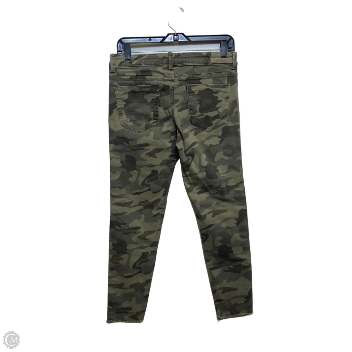 Jeans Skinny By Zara In Green Denim, Size: 6
