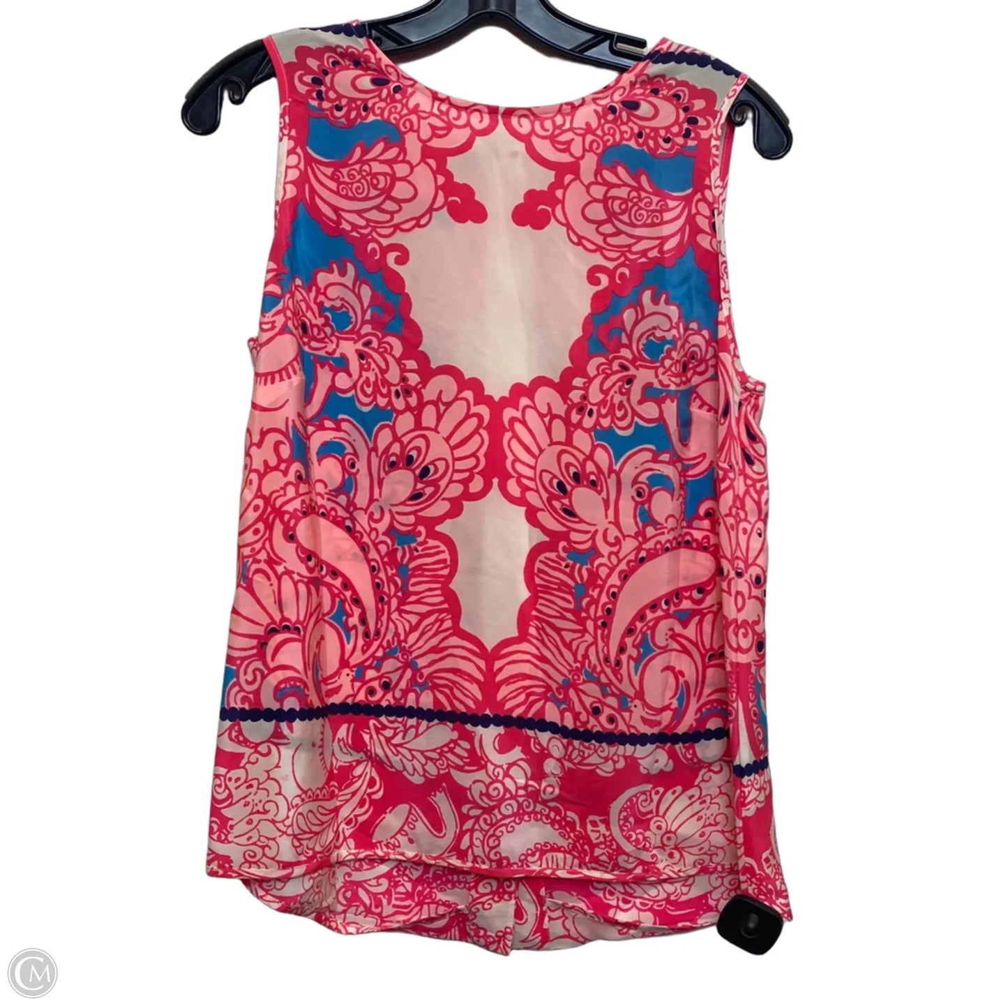 Top Sleeveless Designer By Lilly Pulitzer In Pink, Size: S