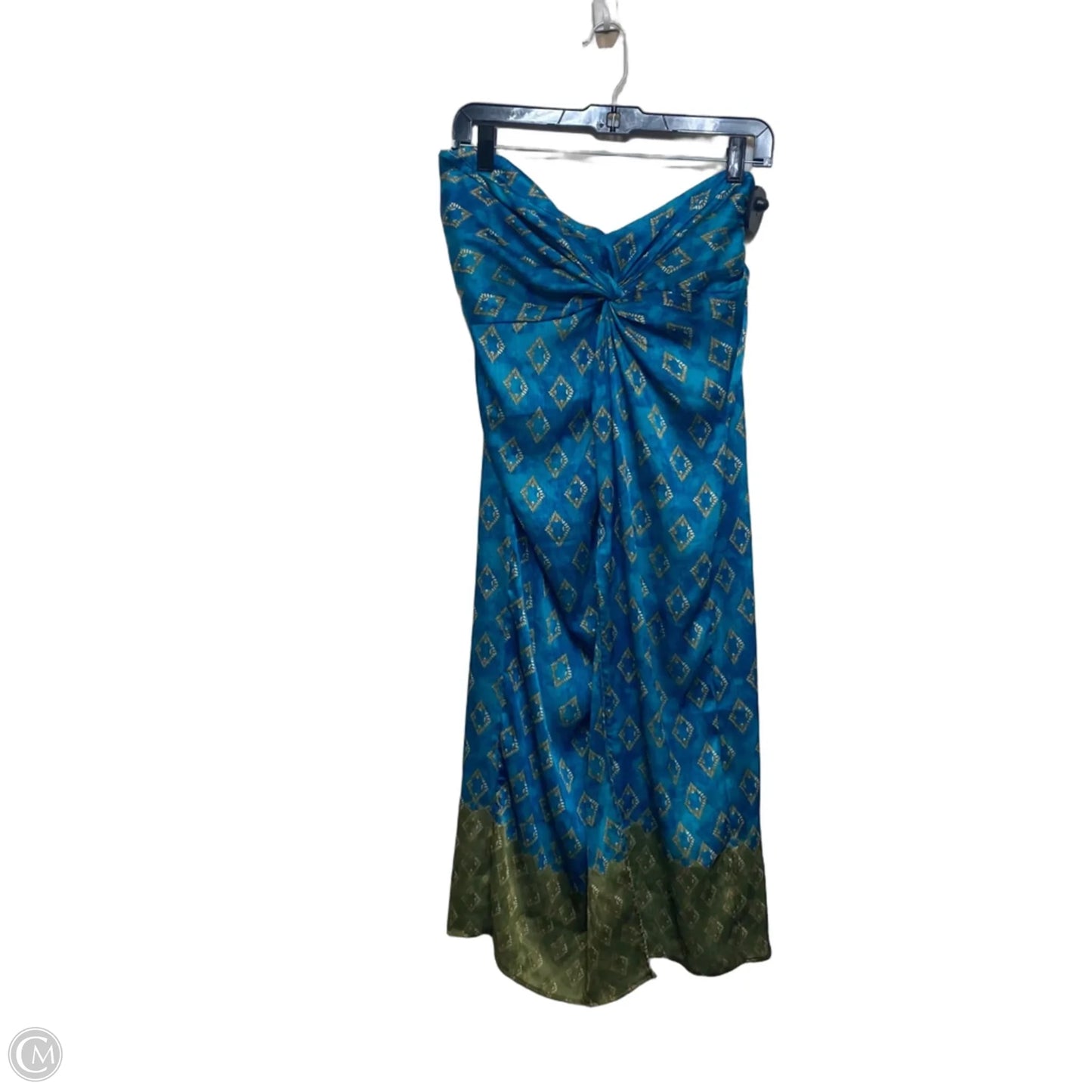 Skirt Maxi By Zara In Blue, Size: L