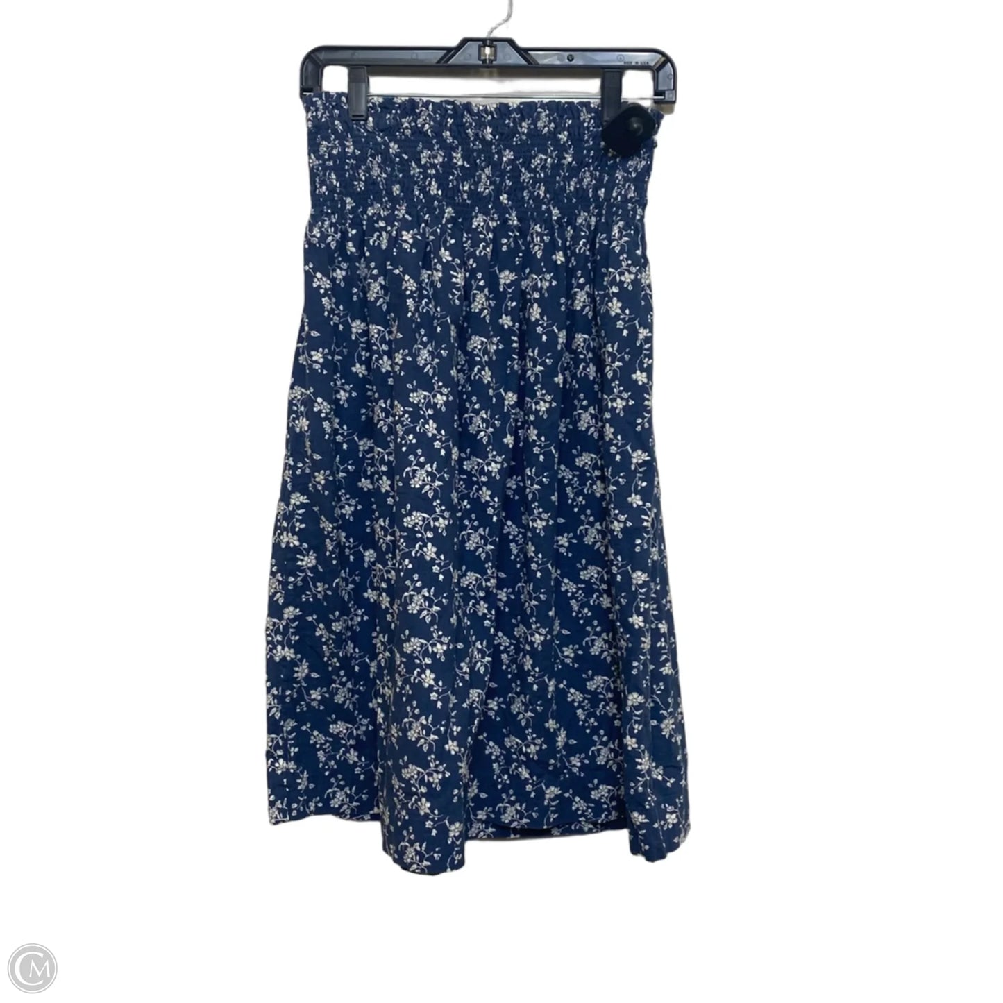Skirt Midi By Universal Thread In Blue, Size: Xs