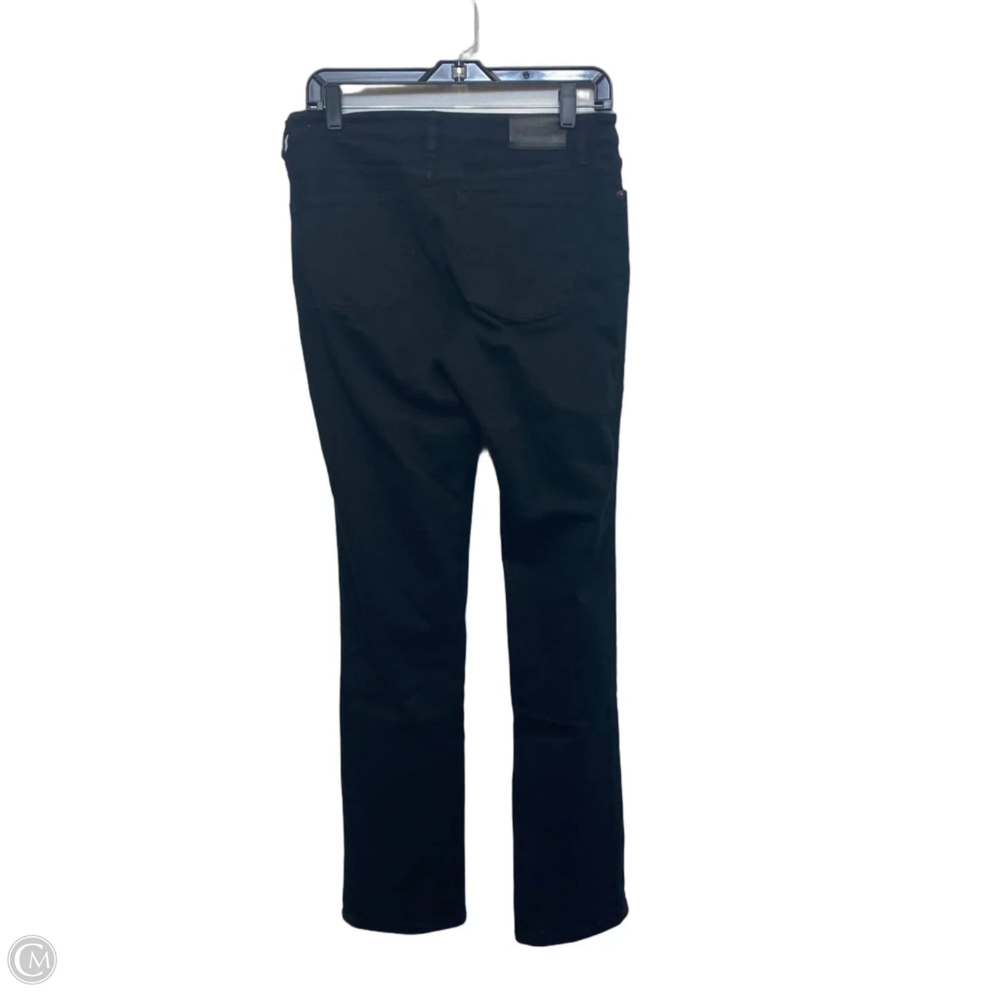 Jeans Straight By Lauren By Ralph Lauren In Black Denim, Size: 8