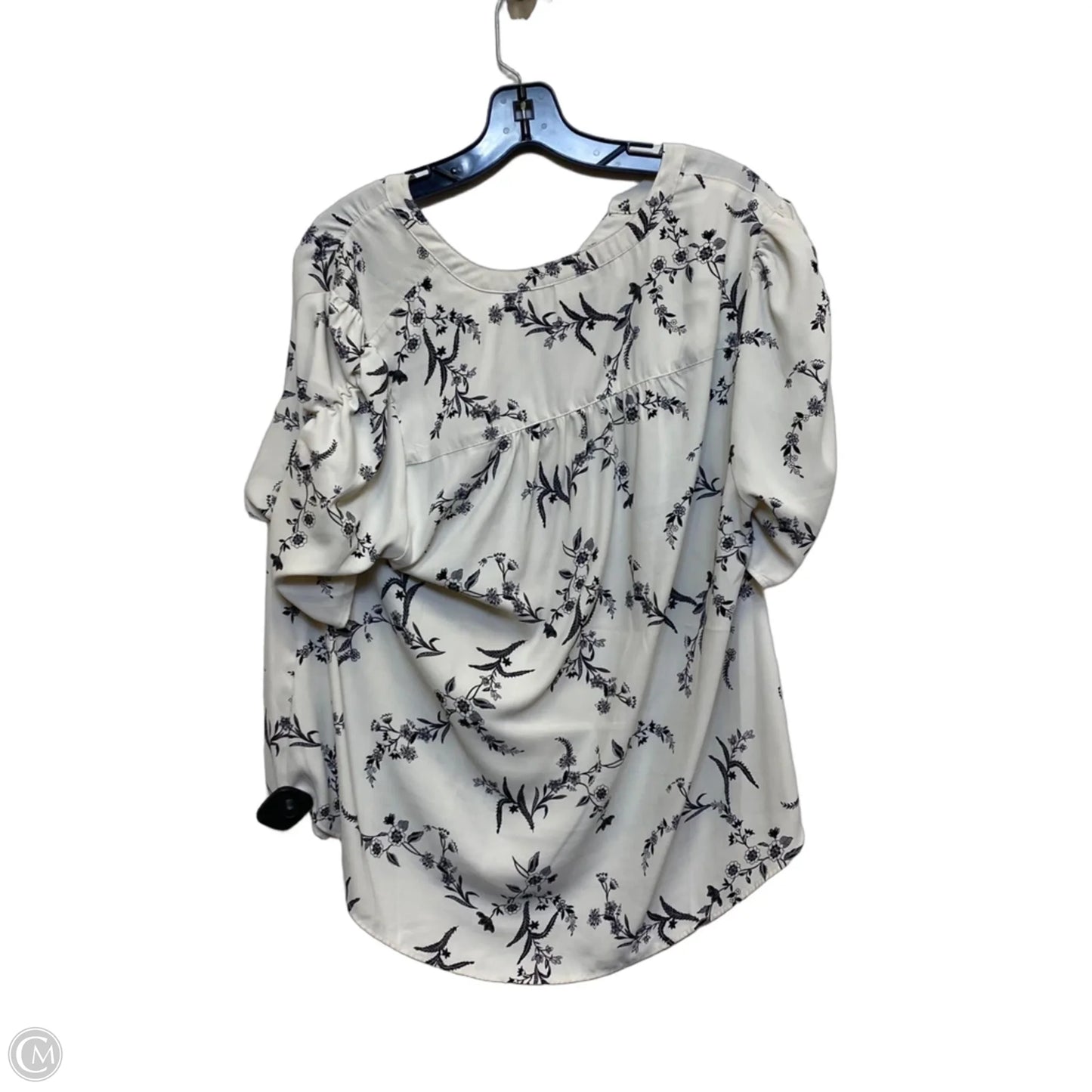 Top Short Sleeve By Torrid In Cream, Size: L