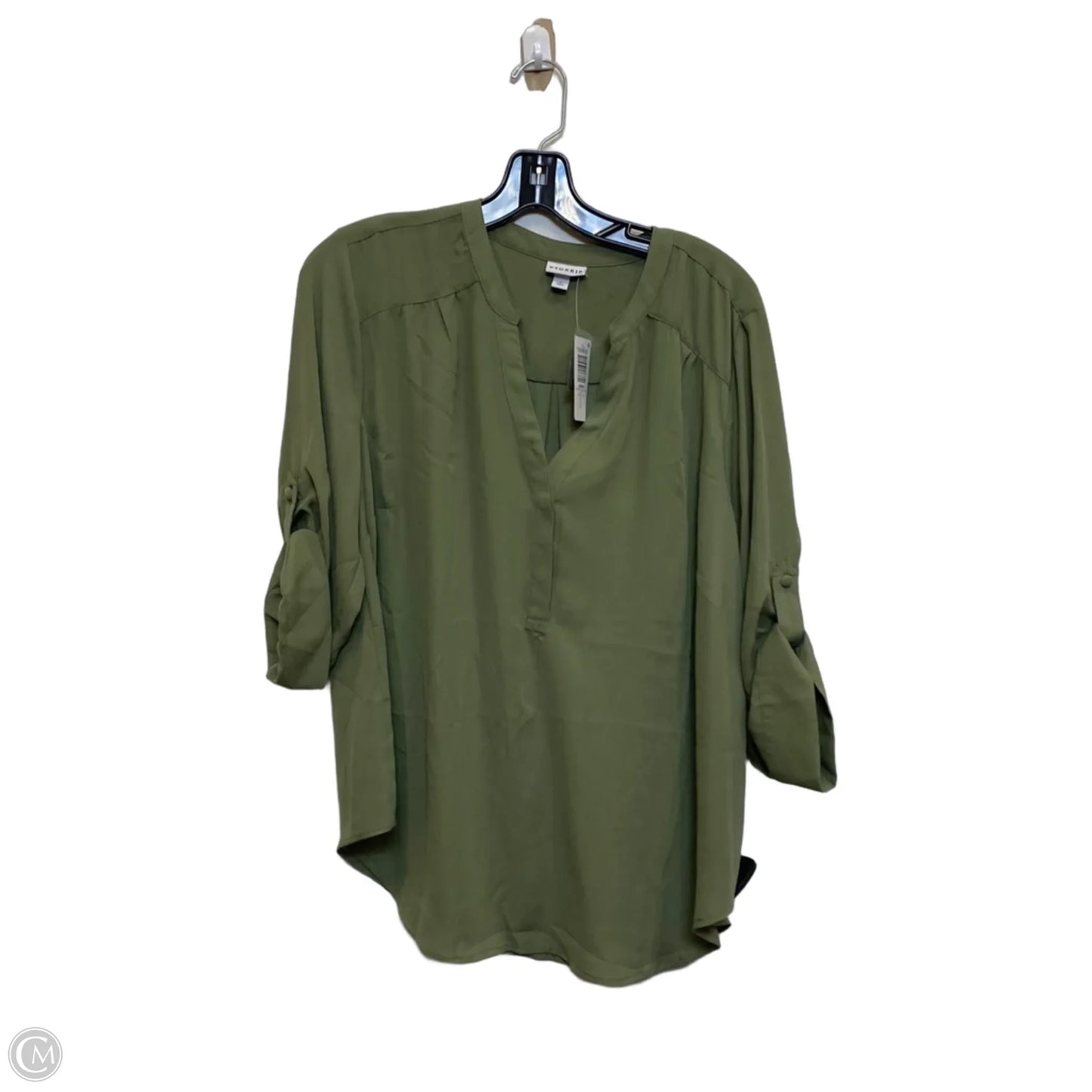 Top Long Sleeve By Torrid In Green, Size: L