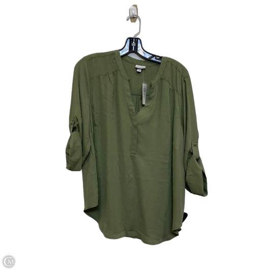 Top Long Sleeve By Torrid In Green, Size: L