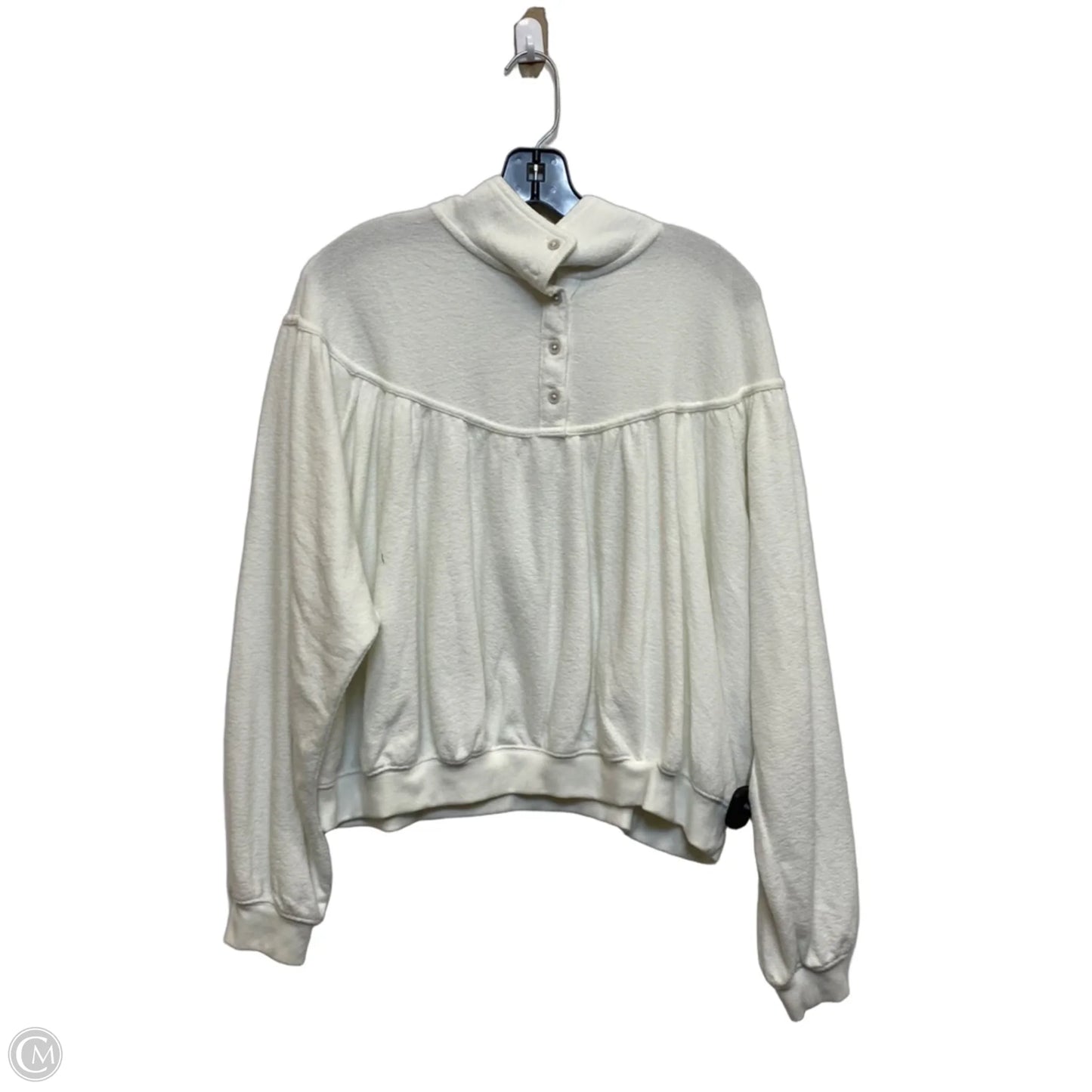 Top Long Sleeve By Aerie In Cream, Size: M