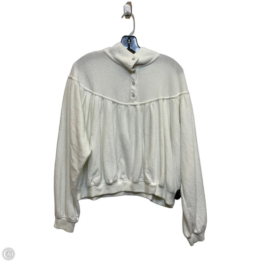 Top Long Sleeve By Aerie In Cream, Size: M