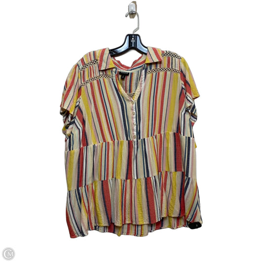Top Sleeveless By Torrid In Multi-colored, Size: 3x