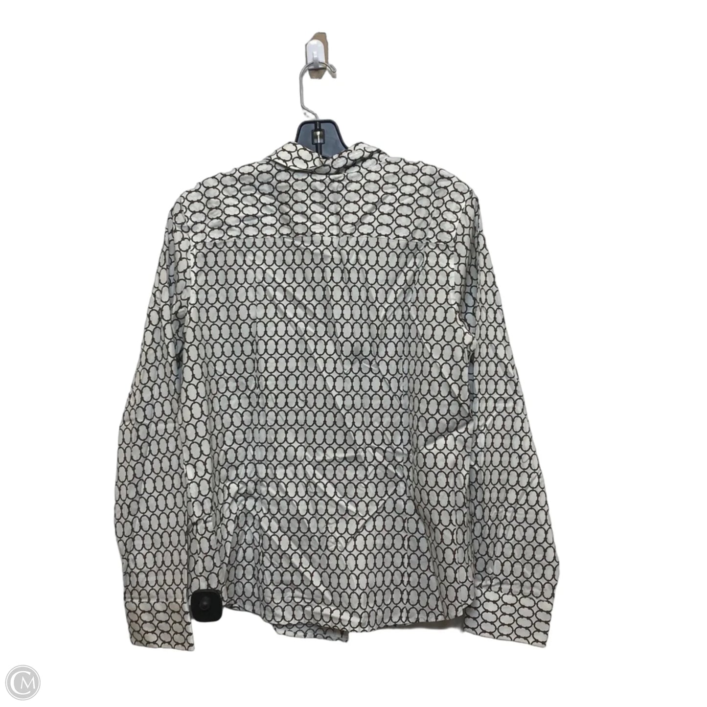 Top Long Sleeve By Talbots In Cream, Size: L