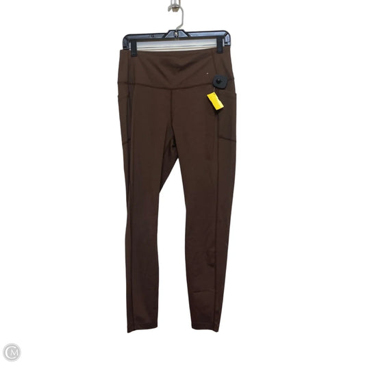 Athletic Leggings By Mondetta In Brown, Size: L