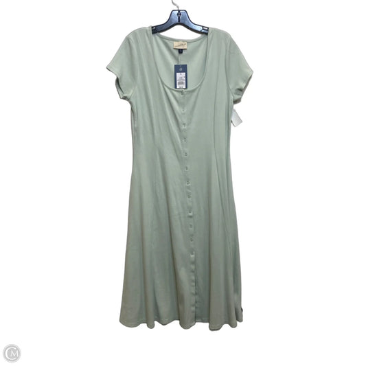 Dress Casual Midi By Universal Thread In Green, Size: Xl