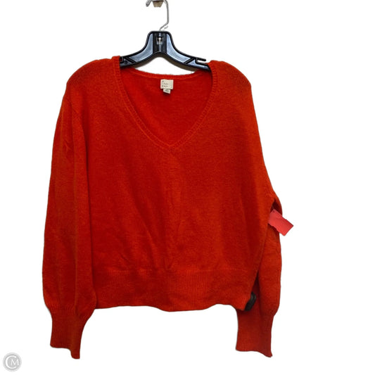 Sweater By A New Day In Orange, Size: M