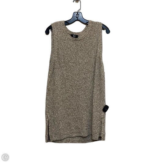 Top Sleeveless By G By Giuliana In Brown, Size: L