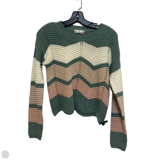 Sweater By Fct In Green, Size: S