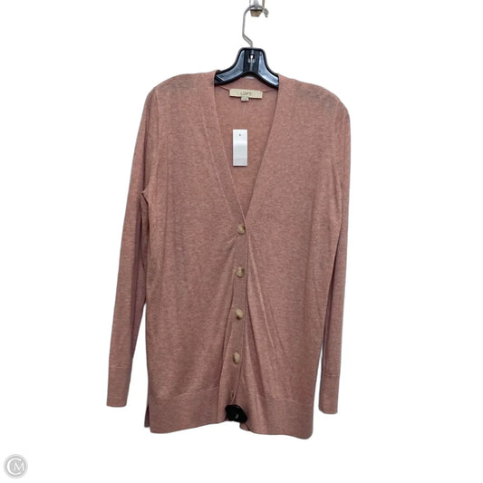 Cardigan By Loft In Pink, Size: M