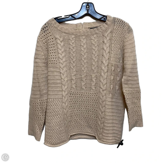 Sweater By Velvet In Tan, Size: M