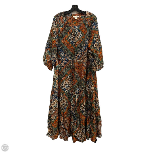 Dress Casual Maxi By Coldwater Creek In Orange, Size: 1x