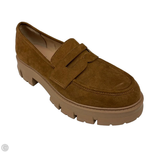 Shoes Flats By Wonderly In Brown, Size: 8