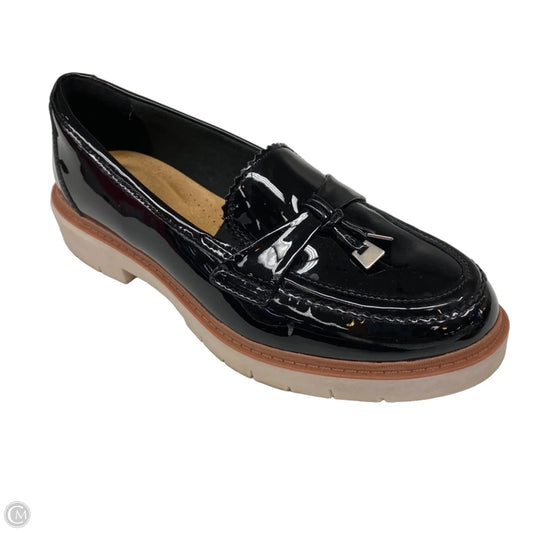 Shoes Flats By Clarks In Black, Size: 8