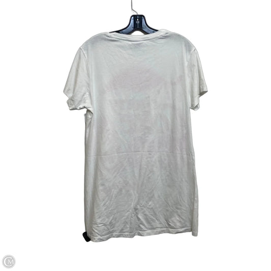 Athletic Top Short Sleeve By Athleta In White, Size: Xxs