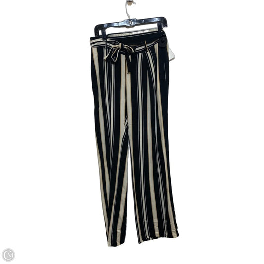 Pants Wide Leg By Bebop In Black & Cream, Size: 8