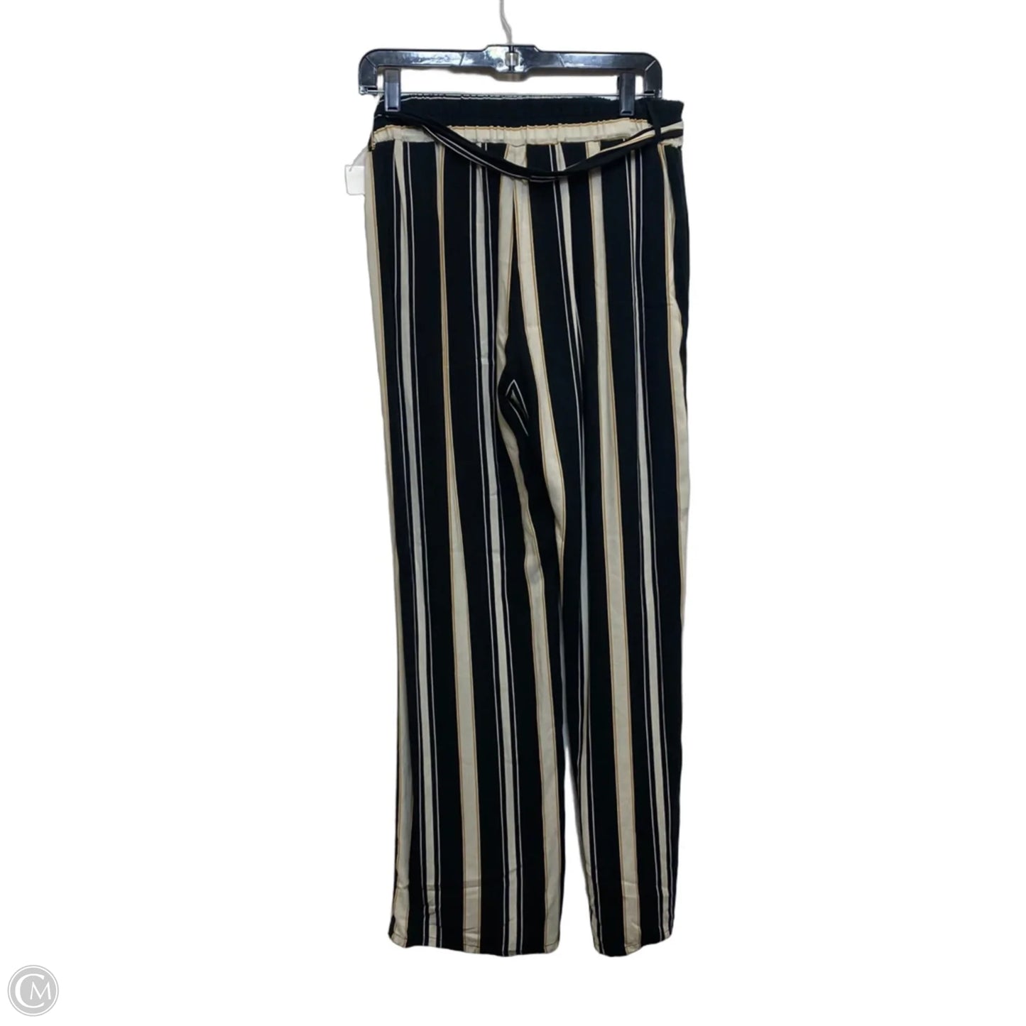 Pants Wide Leg By Bebop In Black & Cream, Size: 8