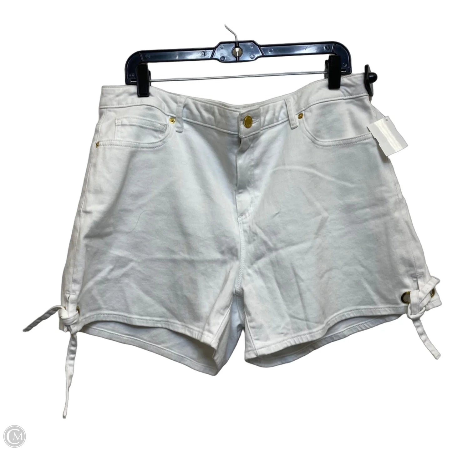 Shorts By Michael By Michael Kors In White, Size: 16
