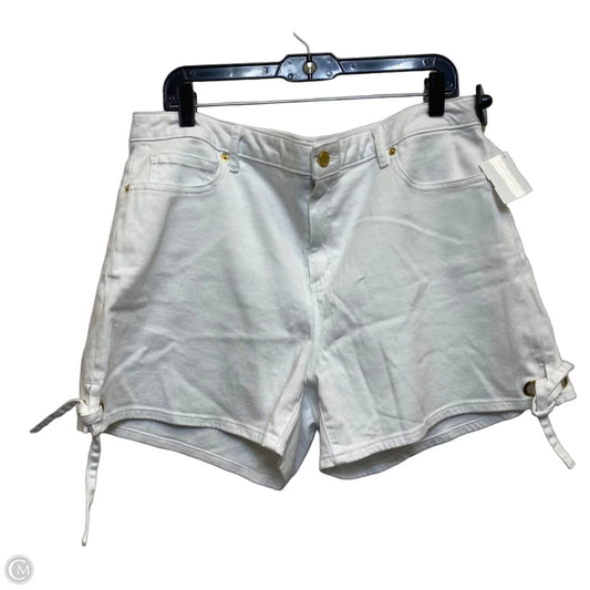 Shorts By Michael By Michael Kors In White, Size: 16