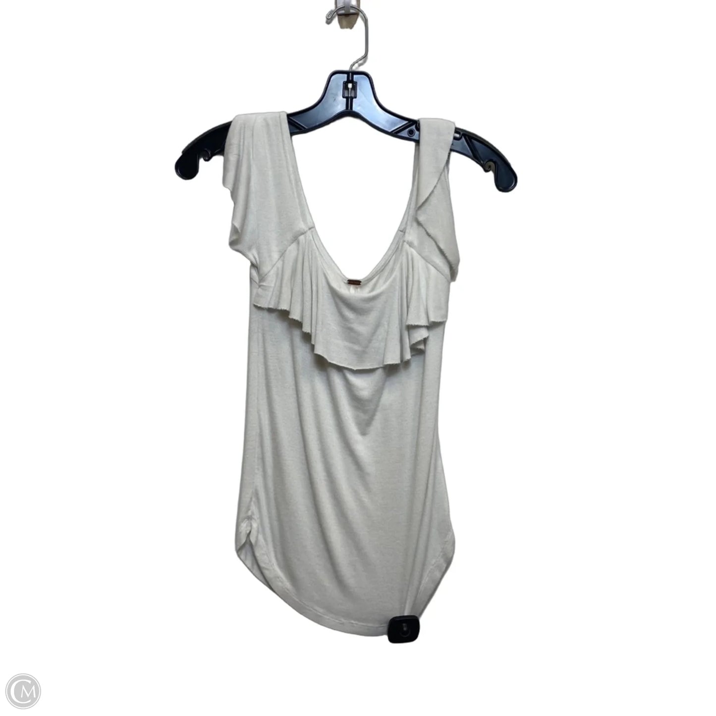 Top Sleeveless By Free People In White, Size: M