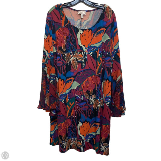 Dress Casual Short By Clothes Mentor In Multi-colored, Size: 2x