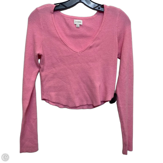 Top Long Sleeve By La Hearts In Pink, Size: S