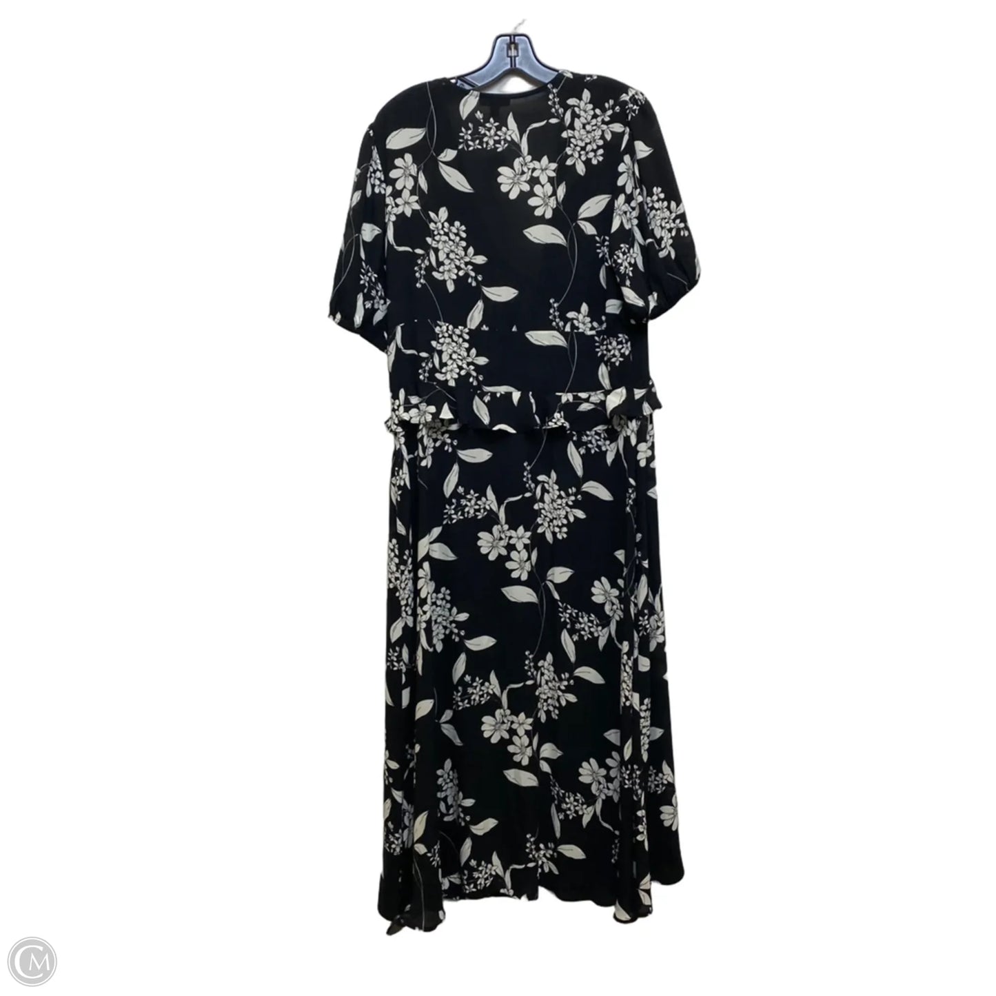 Dress Casual Midi By Express In Black, Size: L