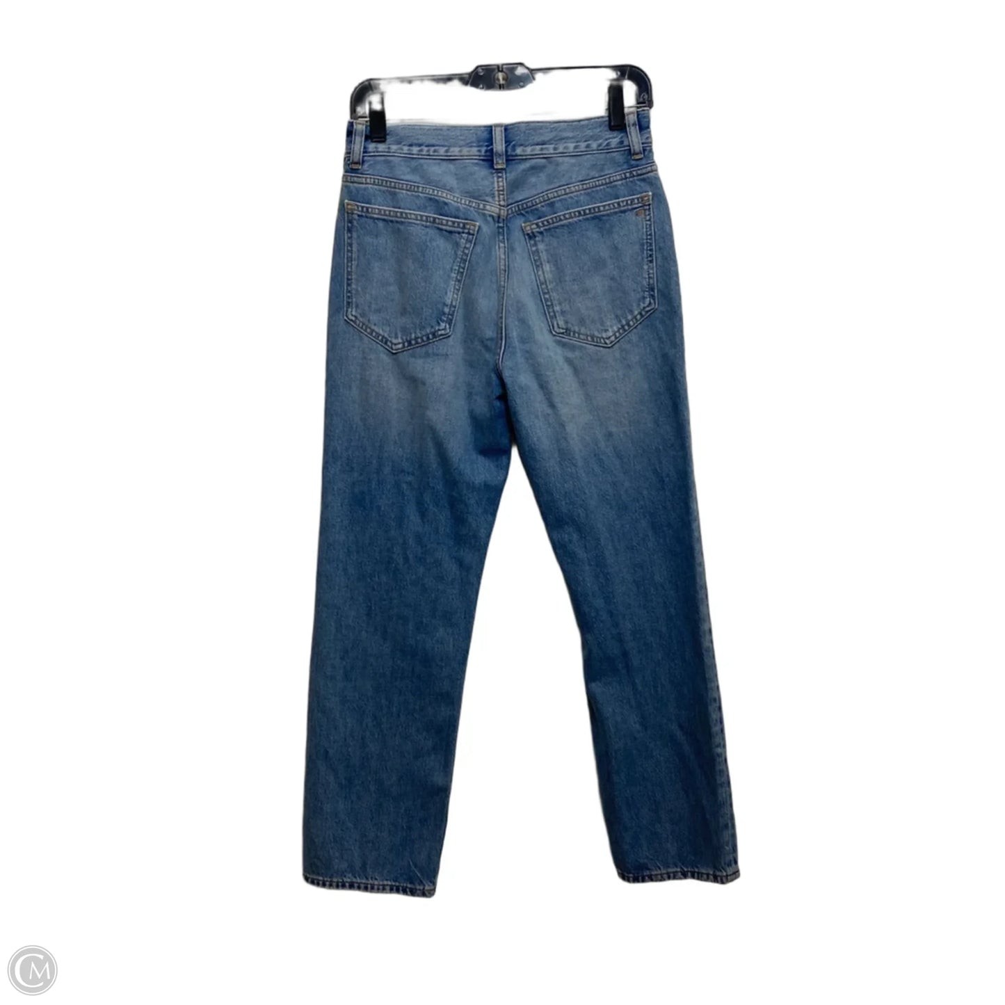 Jeans Straight By Madewell In Blue Denim, Size: 26