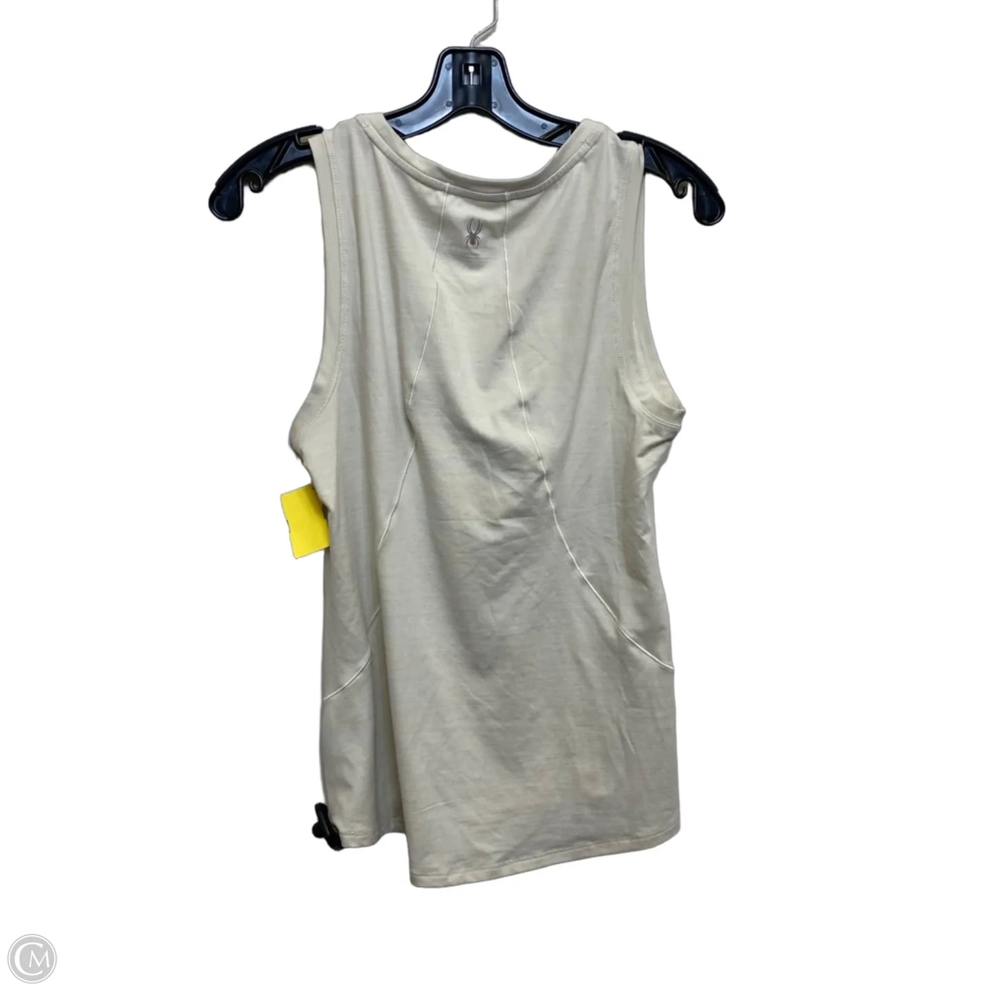 Athletic Tank Top By Spyder In Cream, Size: S