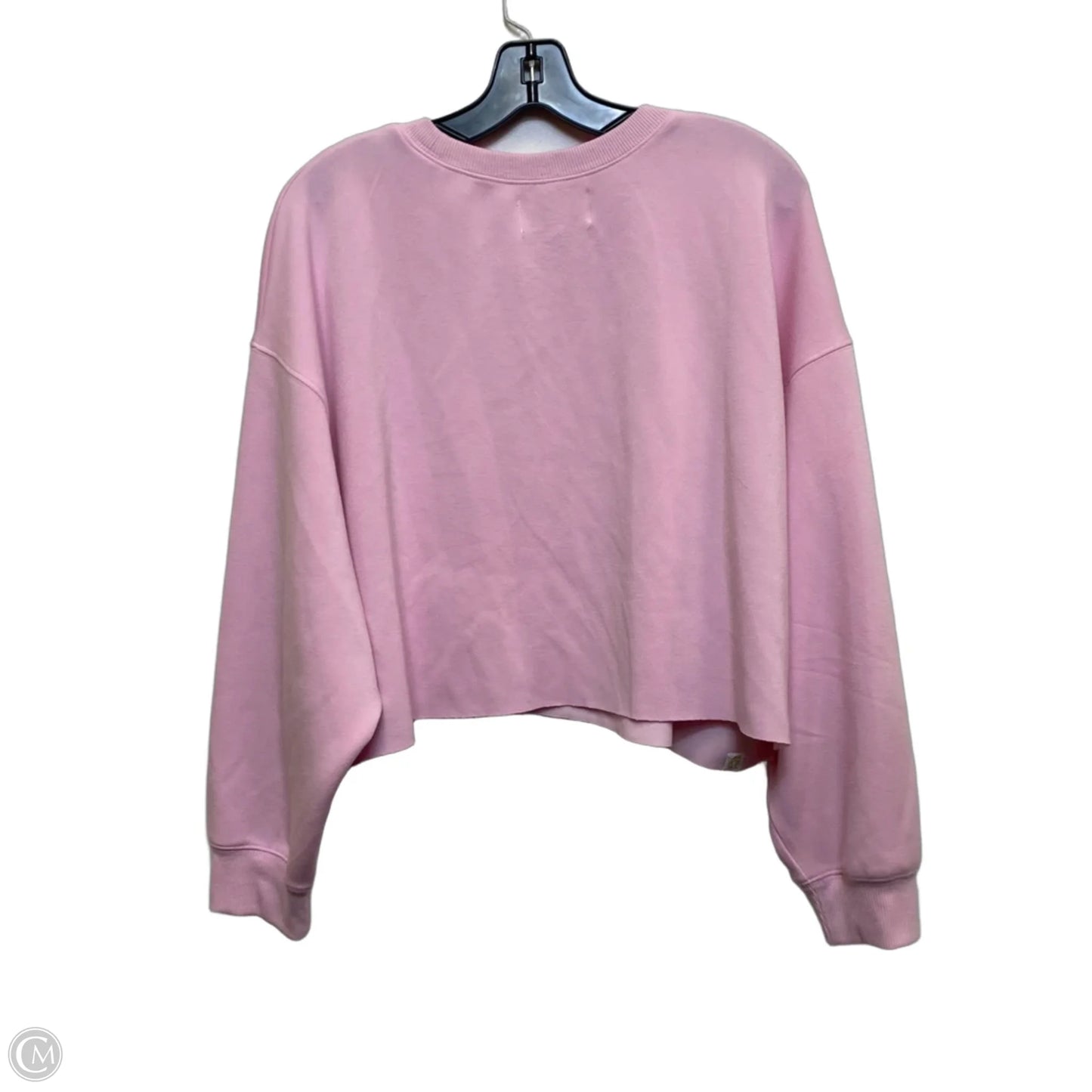 Sweatshirt Crewneck By Simply Southern In Pink, Size: L